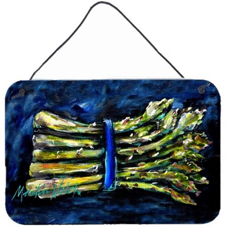 Carolines Treasures Asperagus Blew Wall or Door Hanging Prints MW1218DS812